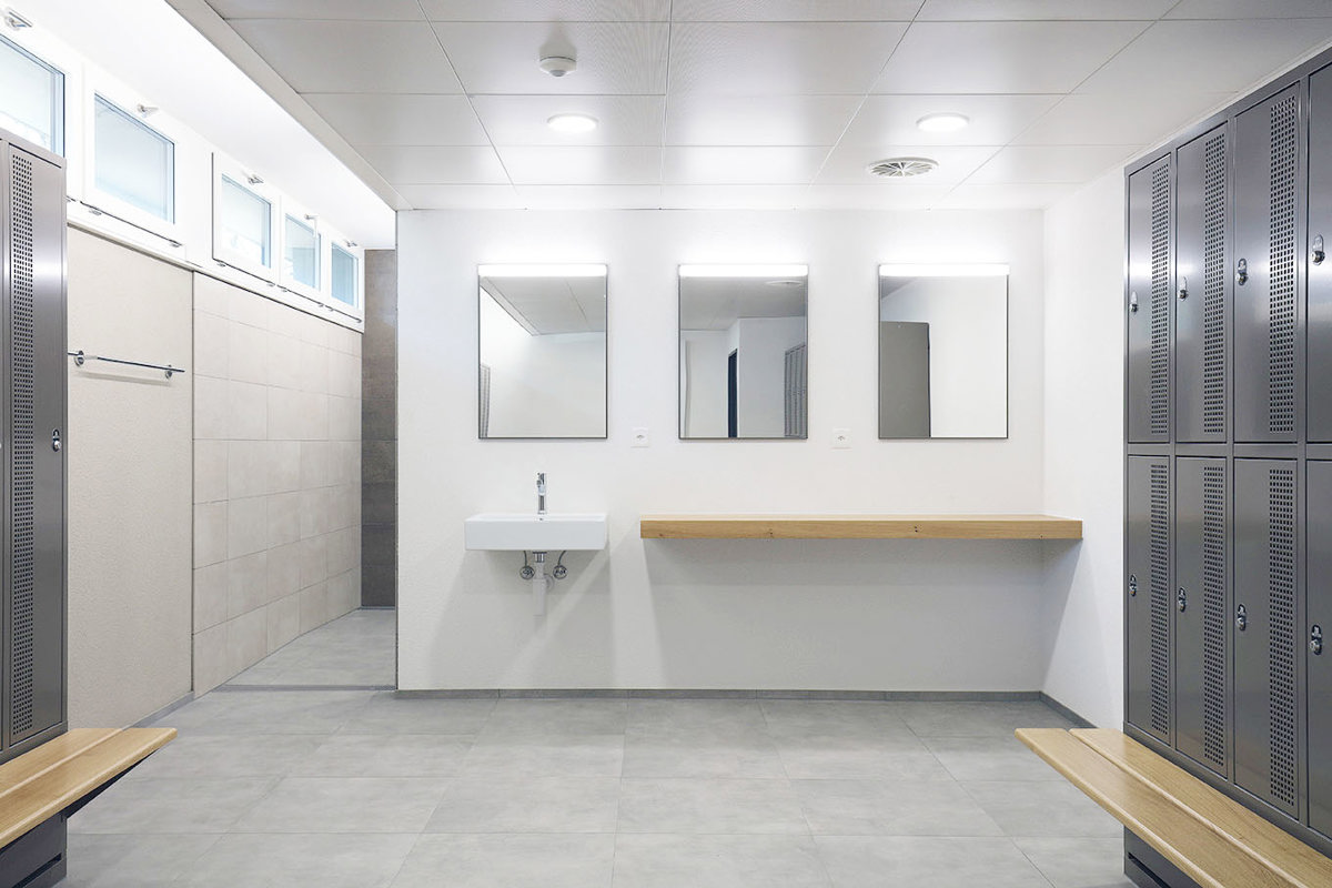 Garderobe Dusche